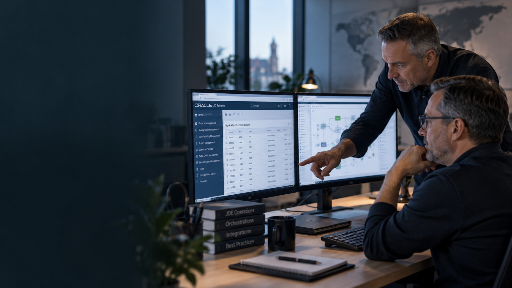 Suppora consultants working on JD Edwards modernization